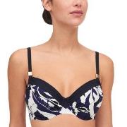 Femilet Honduras Underwired Bikini Bra Blå/Vit D 75 Dam