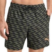 Puma Badbyxor Formstrip Mid Swim Shorts Grön Mönstrad polyester Medium...