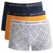 Gant Kalsonger 3P Icon G Trunk Blå/Gul bomull X-Large Herr