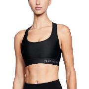 Under Armour BH Mid Crossback Sport Bra Svart polyester X-Large Dam