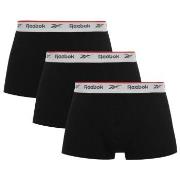 Reebok Kalsonger 3P Ovett Trunk Svart bomull X-Large Herr