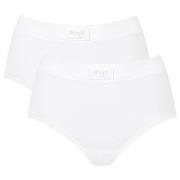 Sloggi Trosor 2P Double Comfort Maxi Multi Vit bomull 48 Dam