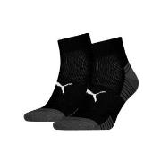 Puma Strumpor 2P Sport Cushioned Quarter Socks Svart Strl 35/38