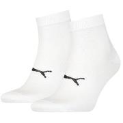 Puma Strumpor 2P Sport Light Quarter Socks Vit Strl 43/46