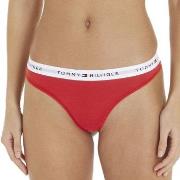 Tommy Hilfiger Trosor LOGO Waistband Thong Röd Small Dam