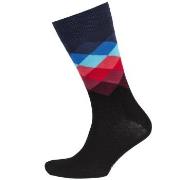 Happy socks Strumpor Faded Diamond Sock Svart Mönster bomull Strl 36/4...