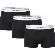 Calvin Klein Kalsonger 3P Modern Cotton Stretch Trunk Svart bomull Lar...