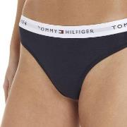 Tommy Hilfiger Trosor LOGO Waistband Thong Mörkblå X-Large Dam