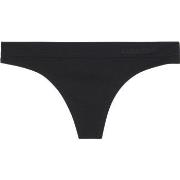 Calvin Klein Trosor Fusion Flex Thong Svart polyamid Large Dam