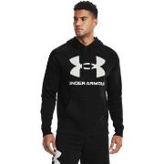 Under Armour Rival Fleece Big Logo Hoodie Svart/Vit Large Herr