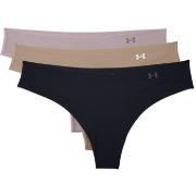 Under Armour Trosor 3P Pure Stretch Thong Svart m Beige Medium Dam