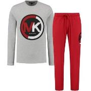 Michael Kors Lounge Crewneck and Jogger Gift Set Svart/Grå/Röd bomull ...