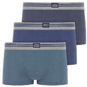 Jockey Kalsonger 3P Cotton Stretch Short Trunk Blå bomull XX-Large Her...