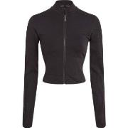 Calvin Klein Sport Seamless Zip Up Jacket Svart polyamid X-Large Dam