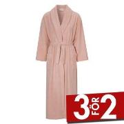 Damella Soft Velour Terry Robe Rosa X-Large Dam