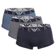 Armani Cotton Knit Boxer Trunk Kalsonger 3P Blandad Färg bomull Medium...