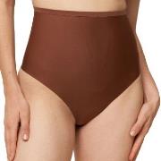 Triumph Trosor Shape Smart Highwaist Thong Brun Large Dam