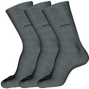 BOSS Strumpor 3P RS Finest Soft Cotton Sock Grå Strl 43/46 Herr