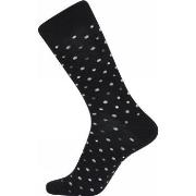 JBS Strumpor Patterned Cotton Socks Black/Silver Strl 40/47 Herr