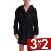 CR7 Cristiano Ronaldo Cotton Bathrobe Svart bomull XX-Large Herr