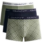 Gant Kalsonger 3P Icon G Trunk Grön bomull Medium Herr