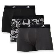 adidas Kalsonger 3P Active Flex Cotton Trunk Svart/Grå bomull XX-Large...