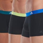 adidas Kalsonger 3P Active Flex Cotton Trunk Blå/Grön bomull X-Large H...