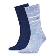 Tommy Hilfiger Strumpor 2P Men Slub Classic Socks Marin/Blå Strl 43/46...