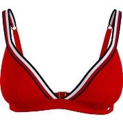 Tommy Hilfiger Swim Triangle Bra Röd X-Large Dam