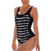 Wiki Isabella Classic Swimsuit Svart Mönster 44 Dam