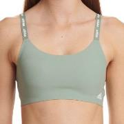 adidas BH BOS Micro Cut Free Scoop Lounge Bra Oliv Large Dam