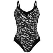 Rosa Faia Summer Dot Swimsuit Svart/Vit C 46 Dam