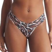 Hanky Panky Trosor Printed Low Rise Thong Svart/Vit nylon One Size Dam