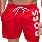 BOSS Badbyxor Octopus Swimshort Svart polyamid Large Herr