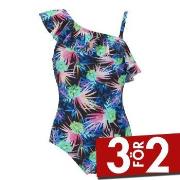 Damella Teresa Floral Swimsuit Flerfärgad 46 Dam