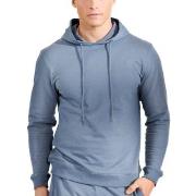 Bread and Boxers Organic Cotton Men Hooded Shirt Ljusblå Small Herr