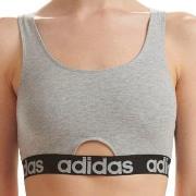 adidas BH Scoop Bralette Grå bomull Small Dam