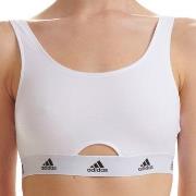 adidas BH Scoop Bralette Vit bomull Large Dam