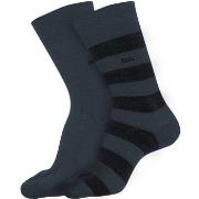 BOSS Strumpor 2P RS Block CC Socks Svart/Blå Strl 43/46 Herr