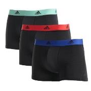 adidas Kalsonger 3P Active Flex Cotton Trunk Svart/Grön bomull Small H...