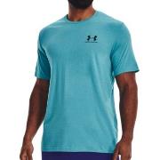 Under Armour Sportstyle LC Short Sleeve Blå Large Herr