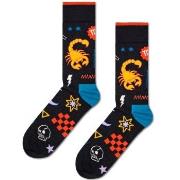 Happy socks Strumpor Zodiac Signs Scorpio Sock Svart mönstrad Strl 36/...