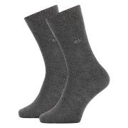 Calvin Klein Strumpor 2P Carter Casual Flat Knit Sock Mörkgrå Strl 43/...