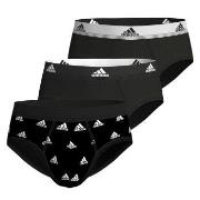 adidas Kalsonger 3P Active Flex Cotton Brief Svart/Vit bomull Large He...