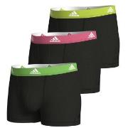 adidas Kalsonger 3P Active Flex Cotton Trunk Helsvart bomull Medium He...