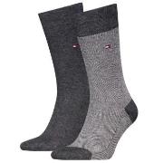 Tommy Hilfiger Strumpor 2P Men Birdeye Sock Antracit Strl 39/42 Herr