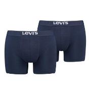 Levis Kalsonger 2P Men Solid Basic Boxer Brief Marin bomull Medium Her...