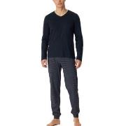 Schiesser Casual Essentials Long Sleeve Pyjamas After Dark bomull 50 H...