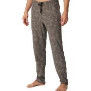 Schiesser Mix Plus Relax Long Pants Brun Mönster bomull 52 Herr