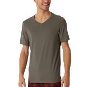 Schiesser Mix Plus Relax T Shirt Brun 56 Herr